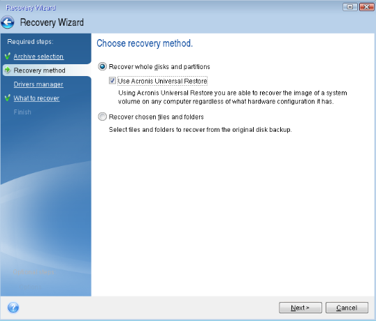 acronis true image 2013 recovery operation failed