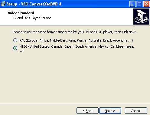 VSO convert x to dvd installation