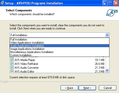 AVS4YOU Unlimited Subscription installation