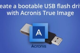 acronis bootable USB flash drive