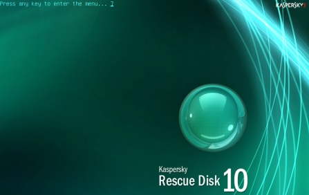 kaspersky rescue disc load